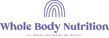 Whole Body Nutrition logo, neurodiversity-affirming nutrition partner